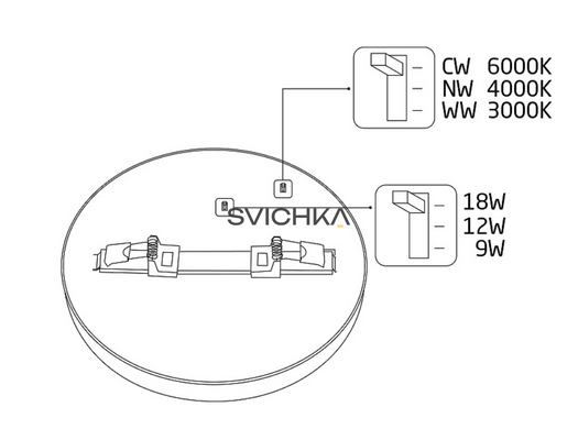 Стельовий світильник Nowodvorski Multi 9W/12W/18W 3000-6000K, White