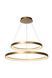 Подвесной светильник Lucide VIDAL &Oslash; 78 cm LED Dim. 1x92W 2700K Matt Gold / Brass, Matt Gold / Brass