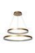 Подвесной светильник Lucide VIDAL &Oslash; 78 cm LED Dim. 1x92W 2700K Matt Gold / Brass, Matt Gold / Brass