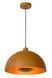 Підвісний світильник Lucide SIEMON &Oslash; 40 cm 1xE27 Ocher Yellow, Ocher Yellow