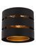Стельовий світильник Lucide ROSAS &Oslash; 26 cm 1xE27 Black, BLACK, Matt Gold / Brass, Чорний