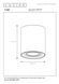 Потолочный точечный светильник Lucide TUBE &Oslash; 9,6 cm 1xGU10 Black, BLACK