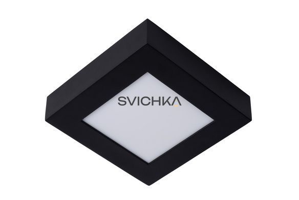 Потолочный светильник для ванной Lucide BRICE LED LED Dim. 1x15W 3000K IP44 Black