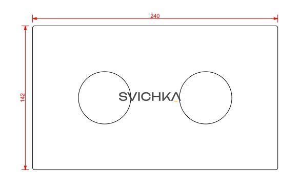 Гипсовый светильник встраиваемый "СВ 0011"