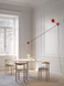 Настінний світильник Luceplan D73N Counterbalance, Red