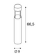 Вуличний стовпчик SLV SLOTS 231455, антрацит, Антрацит, Антрацит, Антрацит