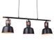 Люстра Azzardo AZ2144 Darling 3 Line Black, Чорний, Бежевий, Мідний, Чорний