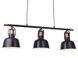 Люстра Azzardo AZ2144 Darling 3 Line Black, Чорний, Бежевий, Мідний, Чорний