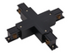 З'єднувач Х-подібний для 3-х фазної трекової системи Nowodvorski 8702 CTLS Power X Connector, Black