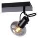 Потолочный точечный светильник Lucide MADEE 3xE14 Black, BLACK, Дымчатый, Дымчатый