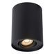 Потолочный точечный светильник Lucide TUBE &Oslash; 9,6 cm 1xGU10 Black, BLACK
