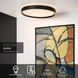 Стельовий світильник Lucide NURIA &Oslash; 50 cm LED Dim. 1x36W 2700K Black, BLACK