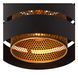 Стельовий світильник Lucide ROSAS &Oslash; 26 cm 1xE27 Black, BLACK, Matt Gold / Brass, Чорний