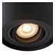 Потолочный точечный светильник Lucide TUBE &Oslash; 9,6 cm 1xGU10 Black, BLACK