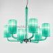 Люстри Sylcom 2120/6-OCE, Вишневий, Хром, Хром