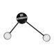 Настінний світильник TK Lighting AVIA 2, Black, Чорний, Чорний, Чорний