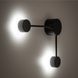 Настінний світильник TK Lighting AVIA 2, Black, Чорний, Чорний, Чорний