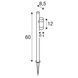 Вуличний світильник SLV HELIA SLIM Pole Single, Black