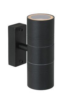 Настінний точковий світильник Lucide ARNE-LED Indoor/Outdoor &Oslash; 6,3 cm LED GU10 2x5W 2700K IP44 Black, BLACK
