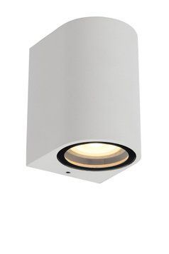 Настінний точковий світильник Lucide ZARO Indoor/Outdoor 1xGU10 IP44 White, WHITE, Білий, Білий