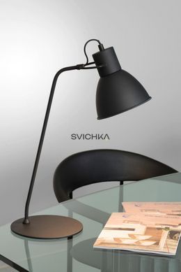 Настільна лампа Lucide SHADI &Oslash; 20 cm 1xE14 Black, BLACK