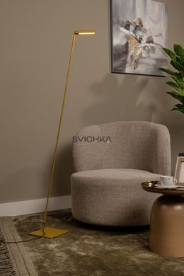 Напольная лампа для чтения Lucide LAVALE LED Dim. 1x3W 2700K Ocher Yellow