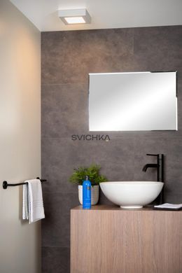 Потолочный светильник для ванной Lucide BRICE LED LED Dim. 1x15W 3000K IP44 White