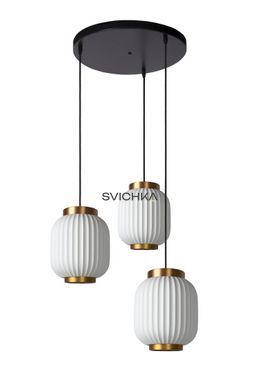 Підвісний світильник Lucide GOSSE 3xE27 White, WHITE