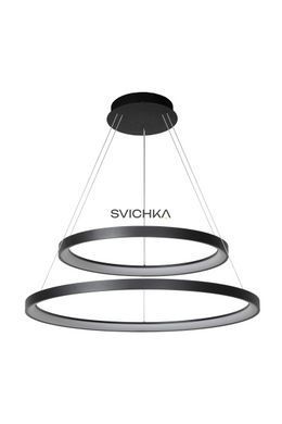 Підвісний світильник Lucide VIDAL &Oslash; 78 cm LED Dim. 1x92W 2700K Black, BLACK