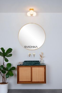 Стельовий світильник для ванної Lucide TRUDY &Oslash; 28 cm 3xG9 IP44 Matt Gold / Brass, Matt Gold / Brass