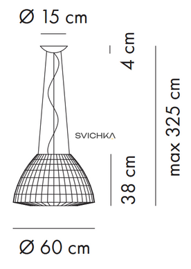Подвесной светильник Axo Light BELL E27, White