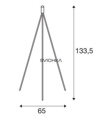 Тринога slv FENDA для светильников MIX & MATCH, чорная