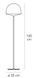 Торшер Fontana Arte Cheshire medium, White