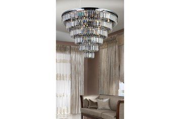 Люстра Azzardo AZ2927 Salerno XL, Хром, Прозорий