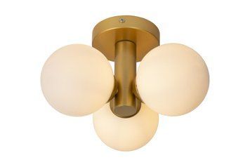 Стельовий світильник для ванної Lucide TRUDY &Oslash; 28 cm 3xG9 IP44 Matt Gold / Brass, Matt Gold / Brass