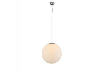 Підвісний світильник AZzardo WHITE BALL 25 AZ2515 (FLWB25WH), Хром, Білий