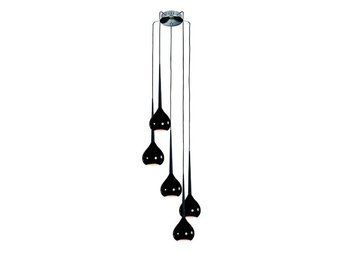 Підвісний світильник Azzardo MD1289-5BK AGA 5 pendant black (AZ1070), Чорний, Чорний