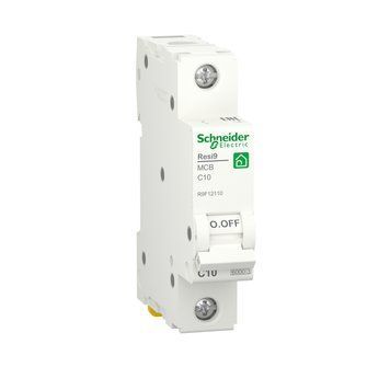 Автоматичний вимикач RESI9 Schneider Electric 10 А, 1P, крива С, 6кА