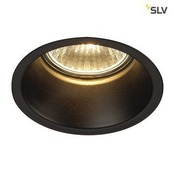 Точковий світильник SLV HORN GU10 112910, Чорний, Чорний, Чорний, Чорний