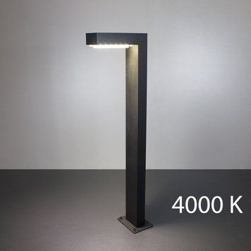 Вуличний стовпчик Imperium Light Brooklyn 4000К, Black, Чорний, Чорний