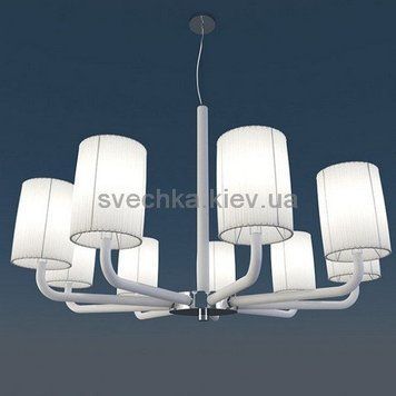 Люстри Sylcom 2120/9 BL, Белый;Хром, Білий, Хром