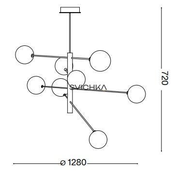 Люстра Ideal Lux Equinoxe sp8