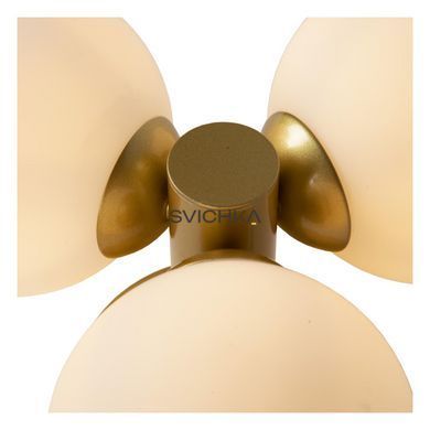 Стельовий світильник для ванної Lucide TRUDY &Oslash; 28 cm 3xG9 IP44 Matt Gold / Brass, Matt Gold / Brass