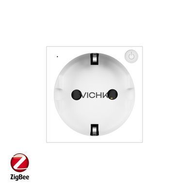 Умный механизм розетка ZigBee с заземлением Livolo