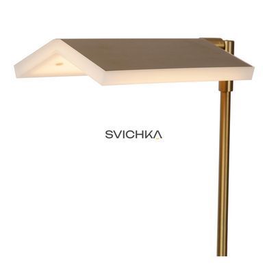 Підлогова лампа для читання Lucide AARON LED Dim. 1x12W 2700K/4000K Matt Gold / Brass, Matt Gold / Brass
