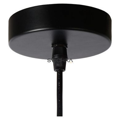 Підвісний світильник Lucide ORRIN &Oslash; 34 cm 1xE27 Black, BLACK, Чорний, Чорний