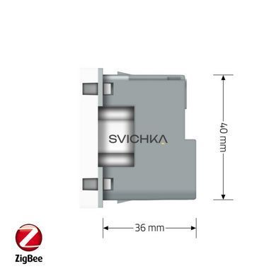 Умный механизм розетка ZigBee с заземлением Livolo