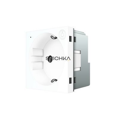 Умный механизм розетка ZigBee с заземлением Livolo