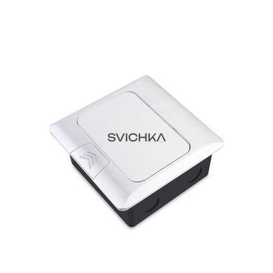 Напольная розетка с плавным открытием USB LAN Livolo