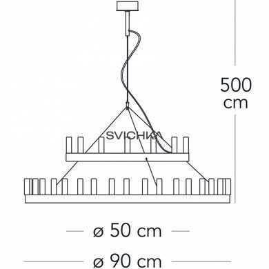 Люстра Fontana Arte Chandelier Double, Black